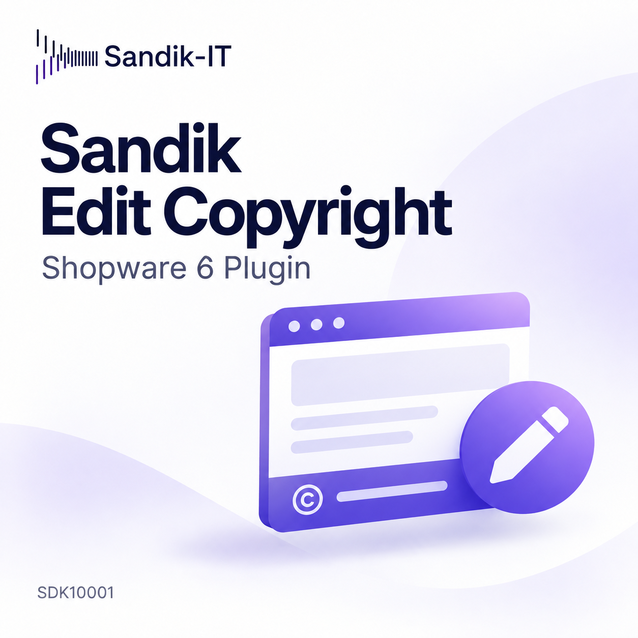 Sandik Edit Copyright – Shopware 6 Plugin